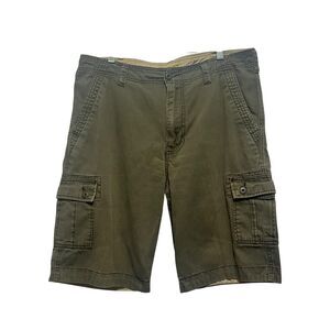 Rugged Earth Outfitters‎ Green Cargo Shorts Men's Size 36
